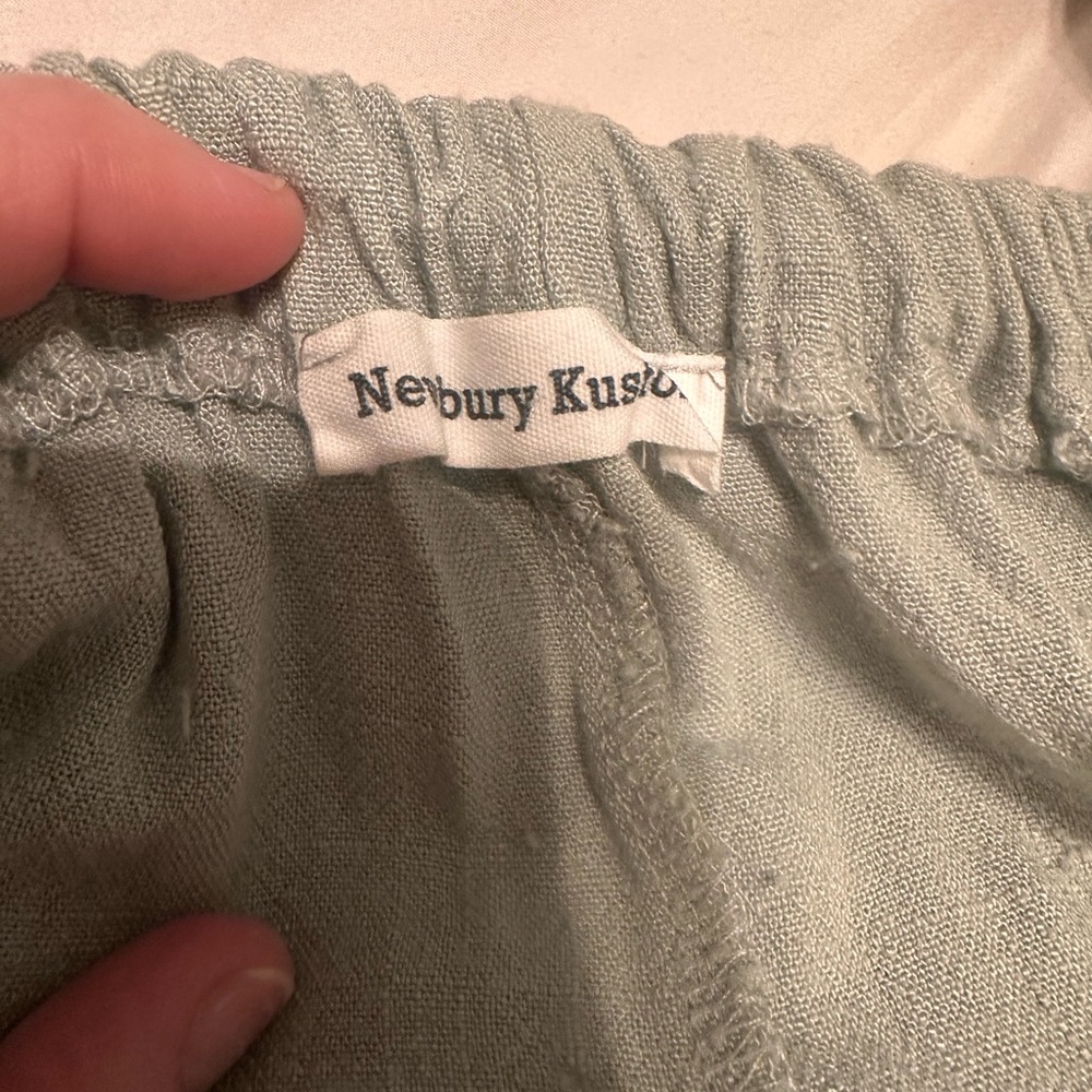 Newbury Kustom Light Green Button-Front Jumpsuit - Picture 5 of 5